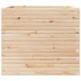 Jardinera de madera maciza de pino 80x80x68,5 cm de vidaXL, Maceteros y jardineras - Ref: Foro24-3282479, Precio: 219,02 €, D...