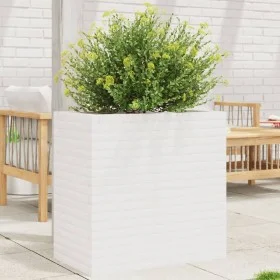 Solid white pine wood planter 70x40x68.5 cm by vidaXL, Pots and planters - Ref: Foro24-3282485, Price: 185,44 €, Discount: %