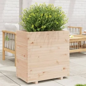 Jardinera madera maciza de pino 70x40x72,5 cm de vidaXL, Maceteros y jardineras - Ref: Foro24-3282589, Precio: 168,14 €, Desc...