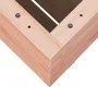 Jardinera madera maciza de abeto Douglas 60x60x72,5 cm de vidaXL, Maceteros y jardineras - Ref: Foro24-3282582, Precio: 195,4...