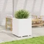 Jardinera madera maciza de pino blanco 60x60x72,5 cm de vidaXL, Maceteros y jardineras - Ref: Foro24-3282580, Precio: 220,63 ...