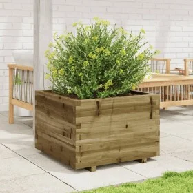 Jardinera madera de pino impregnada 70x70x49,5 cm de vidaXL, Maceteros y jardineras - Ref: Foro24-3282528, Precio: 164,68 €, ...