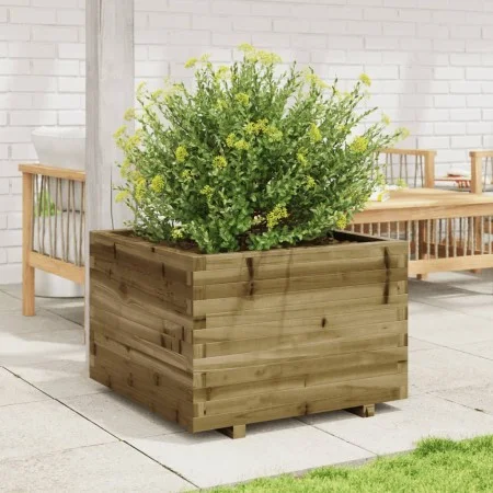 Jardinera madera de pino impregnada 70x70x49,5 cm de vidaXL, Maceteros y jardineras - Ref: Foro24-3282528, Precio: 164,68 €, ...