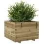 Jardinera madera de pino impregnada 70x70x49,5 cm de vidaXL, Maceteros y jardineras - Ref: Foro24-3282528, Precio: 164,68 €, ...
