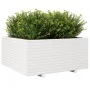 Jardinera madera maciza de pino blanco 100x100x49,5 cm de vidaXL, Maceteros y jardineras - Ref: Foro24-3282540, Precio: 265,5...