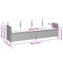 Set de sofás jardín y cojines 5 pzas ratán sintético gris claro de vidaXL, Conjuntos de jardín - Ref: Foro24-3261526, Precio:...