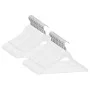 Juego de perchas ropa 50 uds antideslizantes madera dura blanco de vidaXL, Perchas - Ref: Foro24-289915, Precio: 69,61 €, Des...