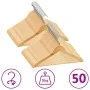 Juego de perchas para ropa 50 uds antideslizantes madera dura de vidaXL, Perchas - Ref: Foro24-289912, Precio: 61,30 €, Descu...