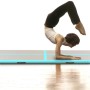 Esterilla inflable de gimnasia y bomba 800x100x10 cm PVC verde de vidaXL, Esteras para pilates y yoga - Ref: Foro24-91929, Pr...
