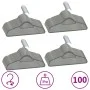 Juego de perchas ropa 100 uds antideslizantes terciopelo gris de vidaXL, Perchas - Ref: Foro24-289919, Precio: 61,63 €, Descu...