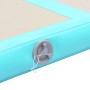 Esterilla inflable de gimnasia y bomba 800x100x10 cm PVC verde de vidaXL, Esteras para pilates y yoga - Ref: Foro24-91929, Pr...