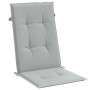 Cojines para silla respaldo alto 2 uds tela gris claro melange de vidaXL, Cojines para sillas y sofás - Ref: Foro24-4002412, ...