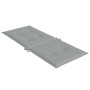 Cojines para silla respaldo alto 2 uds tela gris claro melange de vidaXL, Cojines para sillas y sofás - Ref: Foro24-4002412, ...