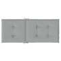 Cojines para silla respaldo alto 2 uds tela gris claro melange de vidaXL, Cojines para sillas y sofás - Ref: Foro24-4002412, ...