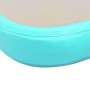 Esterilla inflable de gimnasia y bomba 800x100x10 cm PVC verde de vidaXL, Esteras para pilates y yoga - Ref: Foro24-91929, Pr...