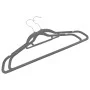 Juego de perchas ropa 100 uds antideslizantes terciopelo gris de vidaXL, Perchas - Ref: Foro24-289919, Precio: 61,63 €, Descu...