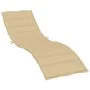 Cojín para tumbona tela beige melange 200x50x4 cm de vidaXL, Cojines para sillas y sofás - Ref: Foro24-4002501, Precio: 39,64...