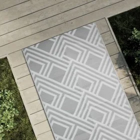 Alfombra de exterior PP ARAKIL gris 80x150 cm de vidaXL, Protectores para exterior - Ref: Foro24-368561, Precio: 20,96 €, Des...