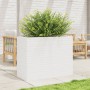 Jardinera madera maciza de pino blanco 90x40x68,5 cm de vidaXL, Maceteros y jardineras - Ref: Foro24-3282490, Precio: 220,24 ...