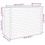 Jardinera madera maciza de pino blanco 90x40x68,5 cm de vidaXL, Maceteros y jardineras - Ref: Foro24-3282490, Precio: 216,98 ...