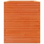 Jardinera madera maciza de pino marrón cera 90x60x68,5 cm de vidaXL, Maceteros y jardineras - Ref: Foro24-3282501, Precio: 25...