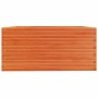 Jardinera madera maciza de pino marrón cera 100x100x49,5 cm de vidaXL, Maceteros y jardineras - Ref: Foro24-3282541, Precio: ...