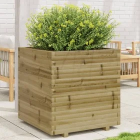 Jardinera madera de pino impregnada 70x70x72,5 cm de vidaXL, Maceteros y jardineras - Ref: Foro24-3282588, Precio: 229,91 €, ...