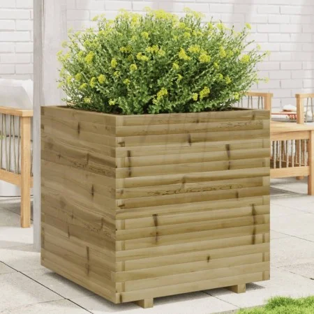 Jardinera madera de pino impregnada 70x70x72,5 cm de vidaXL, Maceteros y jardineras - Ref: Foro24-3282588, Precio: 229,91 €, ...