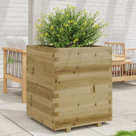 Jardinera madera de pino impregnada 60x60x72,5 cm de vidaXL, Maceteros y jardineras - Ref: Foro24-3282583, Precio: 200,48 €, ...