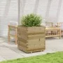 Jardinera madera de pino impregnada 60x60x72,5 cm de vidaXL, Maceteros y jardineras - Ref: Foro24-3282583, Precio: 197,76 €, ...