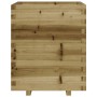 Jardinera madera de pino impregnada 60x60x72,5 cm de vidaXL, Maceteros y jardineras - Ref: Foro24-3282583, Precio: 200,48 €, ...