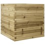 Jardinera de madera de pino impregnada 70x70x68,5 cm de vidaXL, Maceteros y jardineras - Ref: Foro24-3282478, Precio: 210,94 ...
