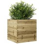 Jardinera de madera de pino impregnada 70x70x68,5 cm de vidaXL, Maceteros y jardineras - Ref: Foro24-3282478, Precio: 210,94 ...