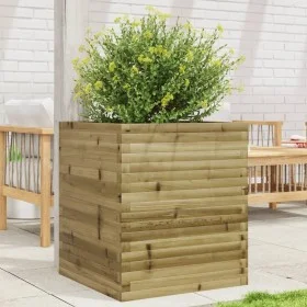 Jardinera de madera de pino impregnada 60x60x68,5 cm de vidaXL, Maceteros y jardineras - Ref: Foro24-3282473, Precio: 180,28 ...