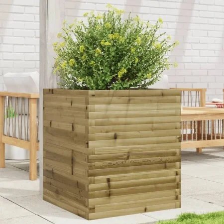 Jardinera de madera de pino impregnada 60x60x68,5 cm de vidaXL, Maceteros y jardineras - Ref: Foro24-3282473, Precio: 180,28 ...