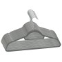 Juego de perchas de ropa 20 uds antideslizantes terciopelo gris de vidaXL, Perchas - Ref: Foro24-289917, Precio: 19,60 €, Des...