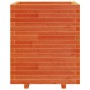 Jardinera madera maciza de pino marrón cera 60x60x72,5 cm de vidaXL, Maceteros y jardineras - Ref: Foro24-3282581, Precio: 22...
