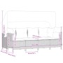 Set de muebles de jardín 5 pzas y cojines ratán sintético negro de vidaXL, Conjuntos de jardín - Ref: Foro24-3261527, Precio:...