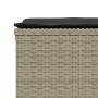 Set de sofás jardín y cojines 5 pzas ratán sintético gris claro de vidaXL, Conjuntos de jardín - Ref: Foro24-3261538, Precio:...