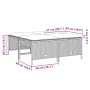 Set de sofás jardín y cojines 5 pzas ratán sintético gris claro de vidaXL, Conjuntos de jardín - Ref: Foro24-3261538, Precio:...