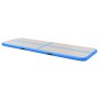 Esterilla inflable de gimnasia con bomba 500x100x10 cm PVC azul de vidaXL, Esteras para pilates y yoga - Ref: Foro24-91919, P...
