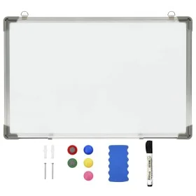 Pizarra magnética de borrado en seco acero blanco 50x35 cm de vidaXL, Pizarras blancas - Ref: Foro24-146630, Precio: 27,25 €,...