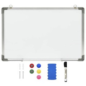 Pizarra magnética de borrado en seco acero blanco 50x35 cm de vidaXL, Pizarras blancas - Ref: Foro24-146630, Precio: 25,48 €,...