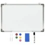 Pizarra magnética de borrado en seco acero blanco 50x35 cm de vidaXL, Pizarras blancas - Ref: Foro24-146630, Precio: 27,25 €,...