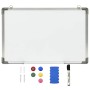 Pizarra magnética de borrado en seco acero blanco 50x35 cm de vidaXL, Pizarras blancas - Ref: Foro24-146630, Precio: 25,48 €,...