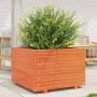 Jardinera madera maciza de pino marrón cera 70x70x49,5 cm de vidaXL, Maceteros y jardineras - Ref: Foro24-3282526, Precio: 18...