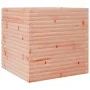 Jardinera de madera maciza de abeto Douglas 70x70x68,5 cm de vidaXL, Maceteros y jardineras - Ref: Foro24-3282477, Precio: 20...