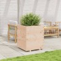 Jardinera madera maciza de pino 60x60x72,5 cm de vidaXL, Maceteros y jardineras - Ref: Foro24-3282579, Precio: 186,87 €, Desc...