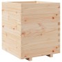 Jardinera madera maciza de pino 60x60x72,5 cm de vidaXL, Maceteros y jardineras - Ref: Foro24-3282579, Precio: 186,87 €, Desc...