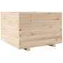 Jardinera de madera maciza de pino 70x70x49,5 cm de vidaXL, Maceteros y jardineras - Ref: Foro24-3282524, Precio: 156,74 €, D...